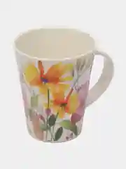 Желтый кружка "Floristry" v=370мл (фарфор)1,2,3