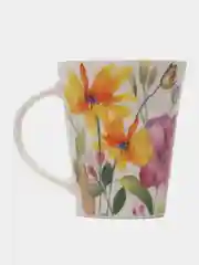 Желтый кружка "Floristry" v=370мл (фарфор)1,2,3