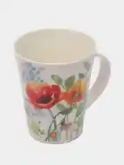 Красный кружка "Floristry" v=370мл (фарфор)1,2,3