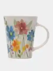 Синий кружка "Floristry" v=370мл (фарфор)1,2,3
