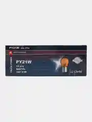 Лампа автомобильная PY21W CA-RE Amber Natural Glass Indicator Bulb 24V (Box10) RB070 30689