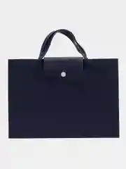 Синий чехол-сумка для ноутбука Macbook с отделением для планшета, папка для документов А4