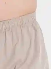 Бежевый trendd / Шорты базовые Unisex с карманами и эластичной талией