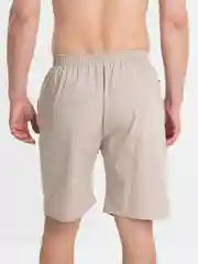 Бежевый trendd / Шорты базовые Unisex с карманами и эластичной талией