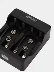 Черный зарядное устройство ФАZА B-55USB для аккумуляторных батареек AA, AAA, крона