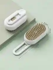 Белый паровая щетка для кошек, собак, расческа, дешеддер, вычесывание шерсти животных, с паром