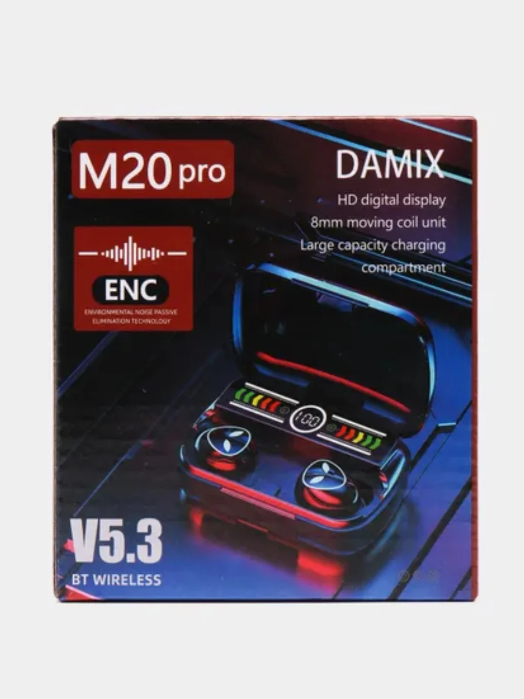 Черный беспроводные наушники м20 Pro