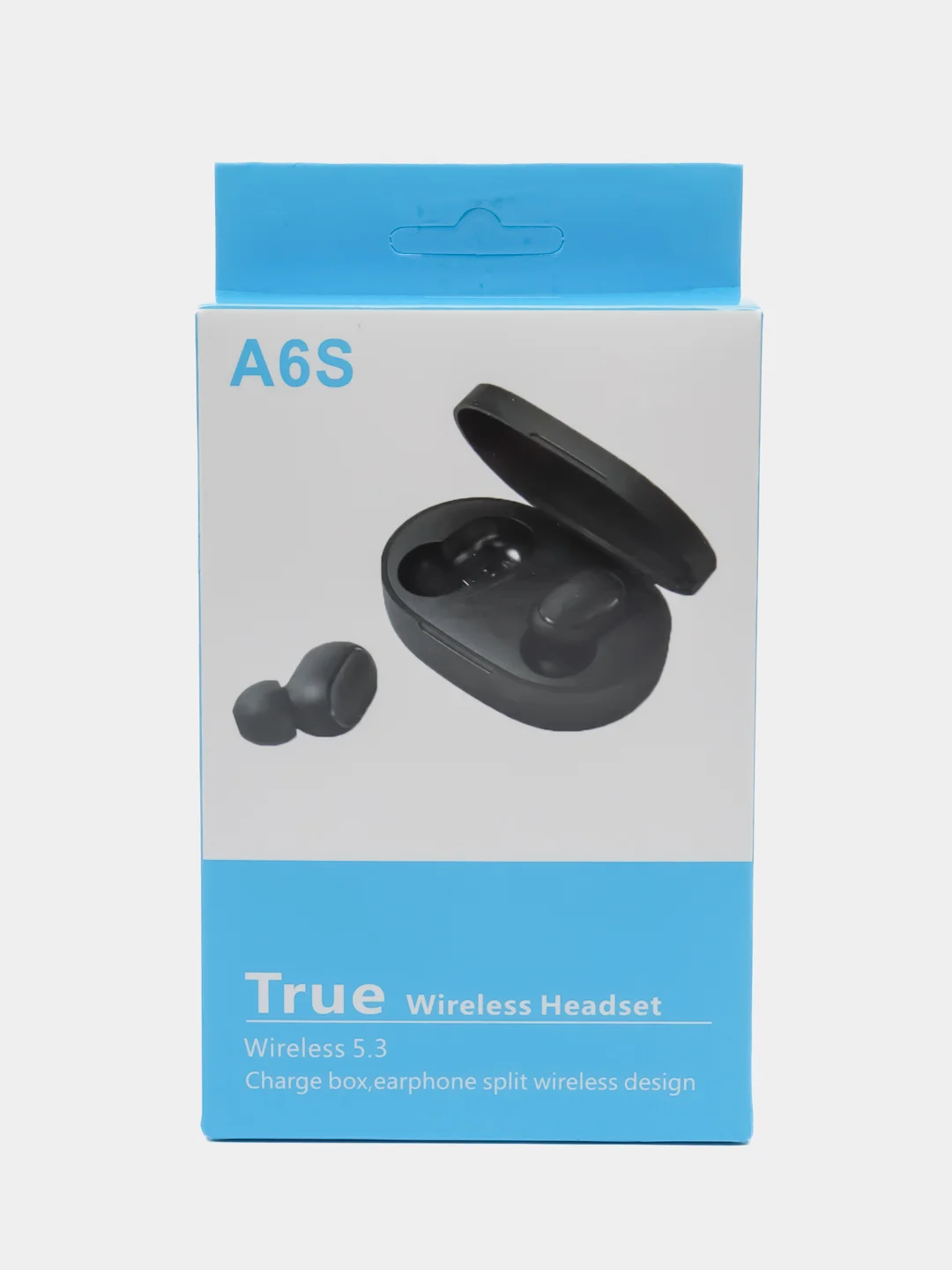 Черный беспроводные наушники True A6S Bluetooth