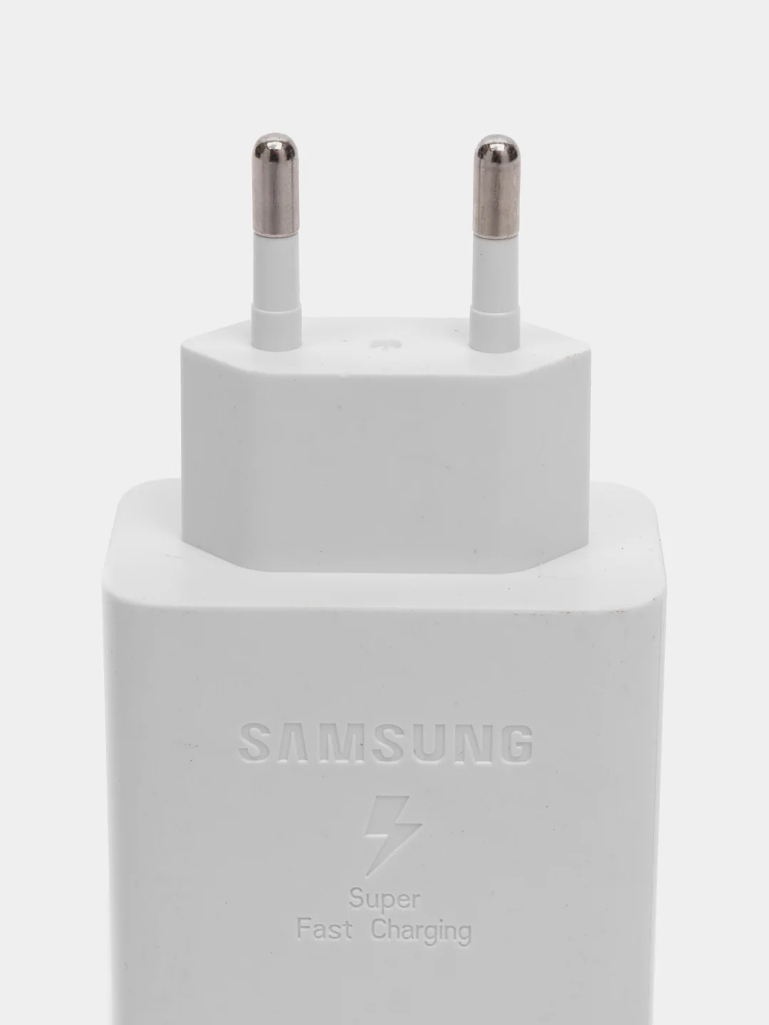 Белый сетевое зарядное устройство Samsung Power Adapter, USB-A (15W)+ Type-C (35W)