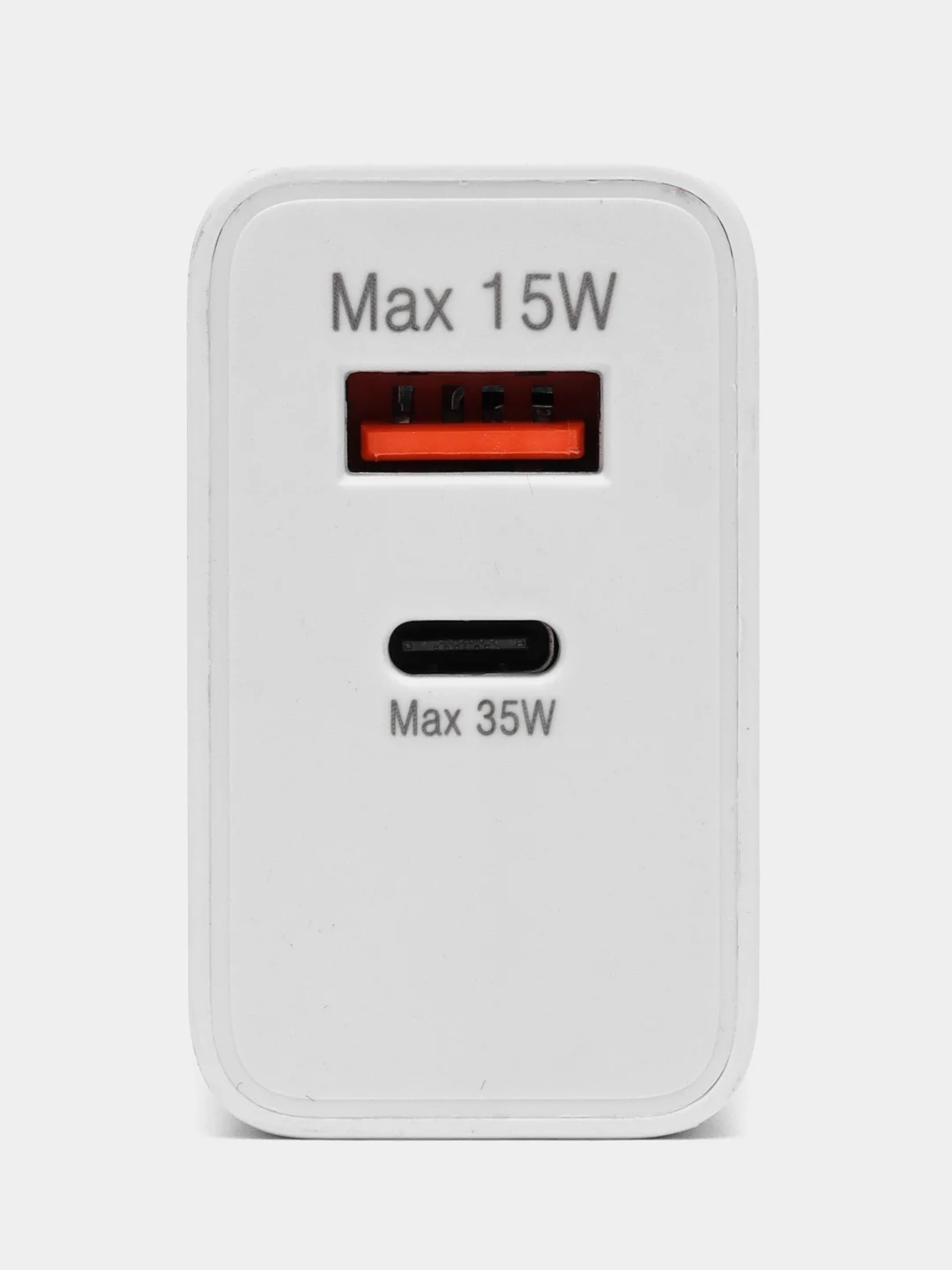 Белый сетевое зарядное устройство Samsung Power Adapter, USB-A (15W)+ Type-C (35W)