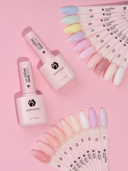 Цветная база для ногтей Adricoco La creme, нюд