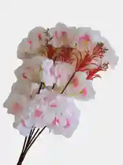 Кремовый искуственные цветы "Сакура", розовая, белая, желтая