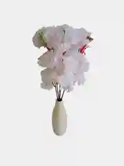 Конфетный искуственные цветы "Сакура", розовая, белая, желтая