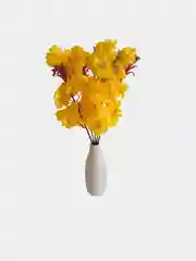 Желтый искуственные цветы "Сакура", розовая, белая, желтая