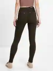 Зелёный хаки джинсы женские skinny, цветные, средняя посадка