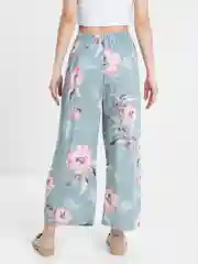 Бирюзовый брюки женские летние