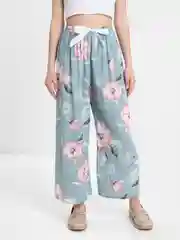 Бирюзовый брюки женские летние