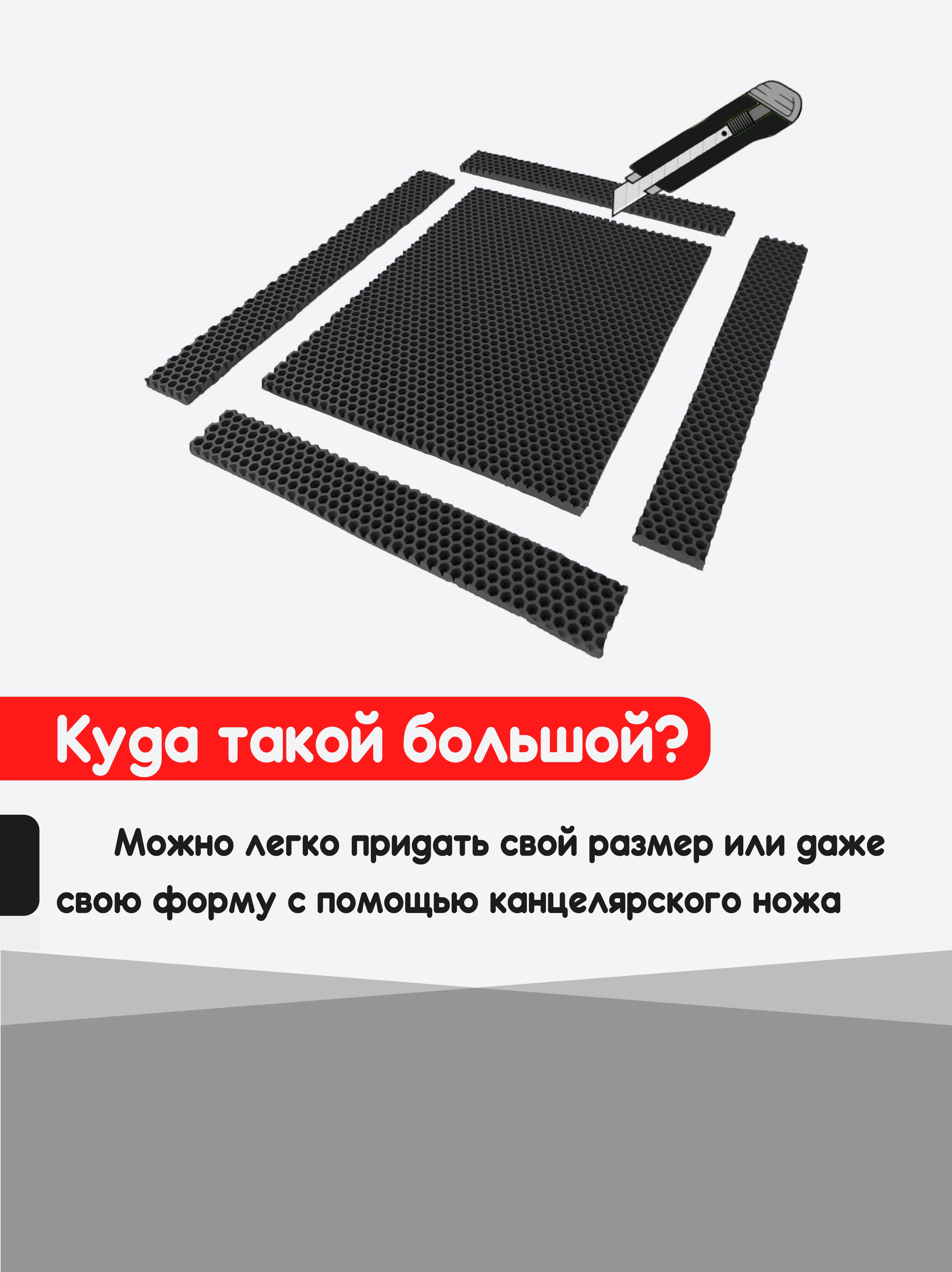 Фиолетовый нано коврик для сушки посуды, эва, для кухни, быстросохнущий, непромокаемый, 50 х 35 см