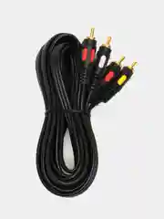 Видео кабель 3rca на 3rca (Тюльпаны-колокольчики) 1.5м - 3м