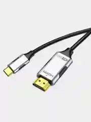 Черный кабель для передачи видео hdmi type-c 4K