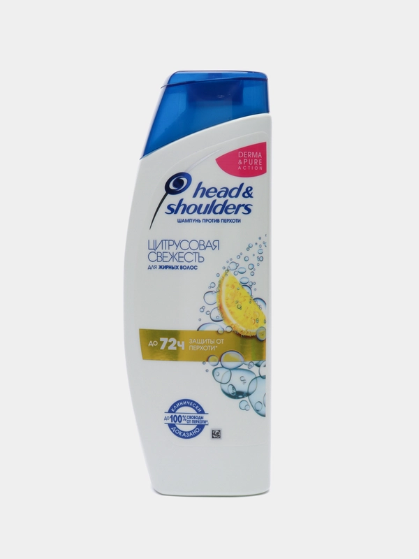 Шампунь Head & Shoulders 400мл  "Цитрусовая свежесть для жирных волос"