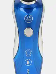 Электробритва Centek CT-2170, 3 Вт, роторная, 3 плавающие головки, черно-голубая