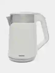 Чайник электрический Centek CT-0023, пластик, колба металл, 2 л, 2000 Вт, белый