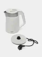 Чайник электрический Centek CT-0023, пластик, колба металл, 2 л, 2000 Вт, белый