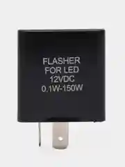 Реле поворотов, с обычными и LED лампами, 12В 0.1-150W 2К ПАПА