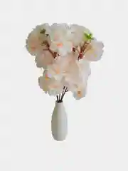 Искуственные цветы "Сакура", розовая, белая, желтая