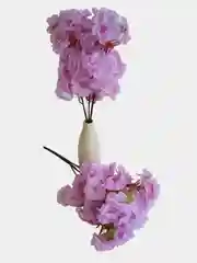 Искуственные цветы "Сакура", розовая, белая, желтая