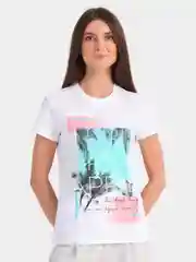 Белый футболка женская с принтом, оверсайз, хлопок