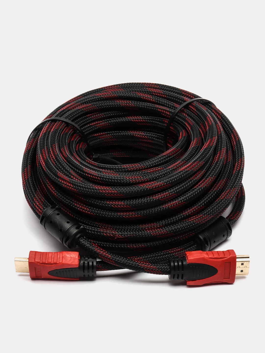 Серый меланж кабель HDMI в металлической оплётке 1,5 м, 3 м, 5 м