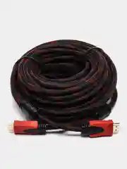 Серый меланж кабель HDMI в металлической оплётке 1,5 м, 3 м, 5 м