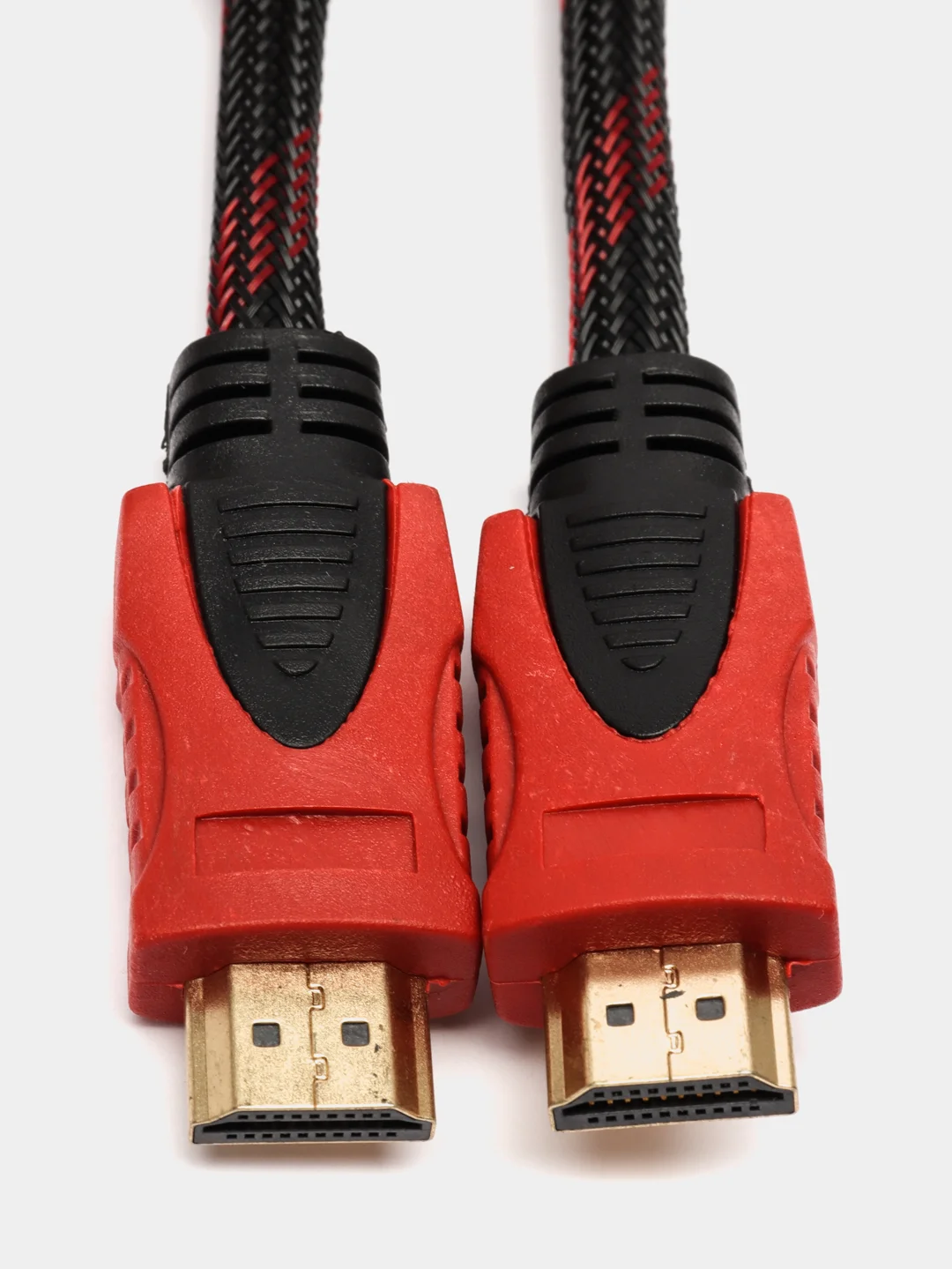 Серый меланж кабель HDMI в металлической оплётке 1,5 м, 3 м, 5 м