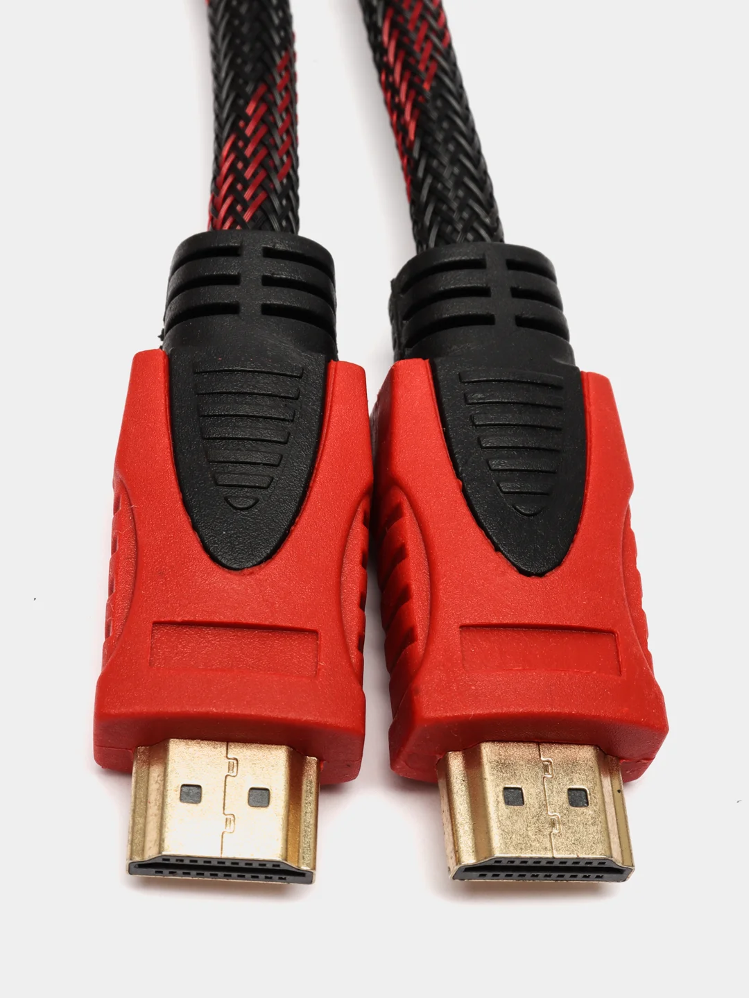 Серый металлик кабель HDMI в металлической оплётке 1,5 м, 3 м, 5 м