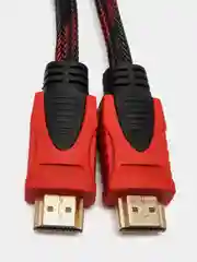 Серый металлик кабель HDMI в металлической оплётке 1,5 м, 3 м, 5 м
