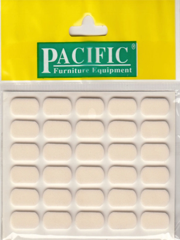 Амортизирующий демпфер/отбойник Pacific PC 2871 (22*8*2мм) овальный бежевый