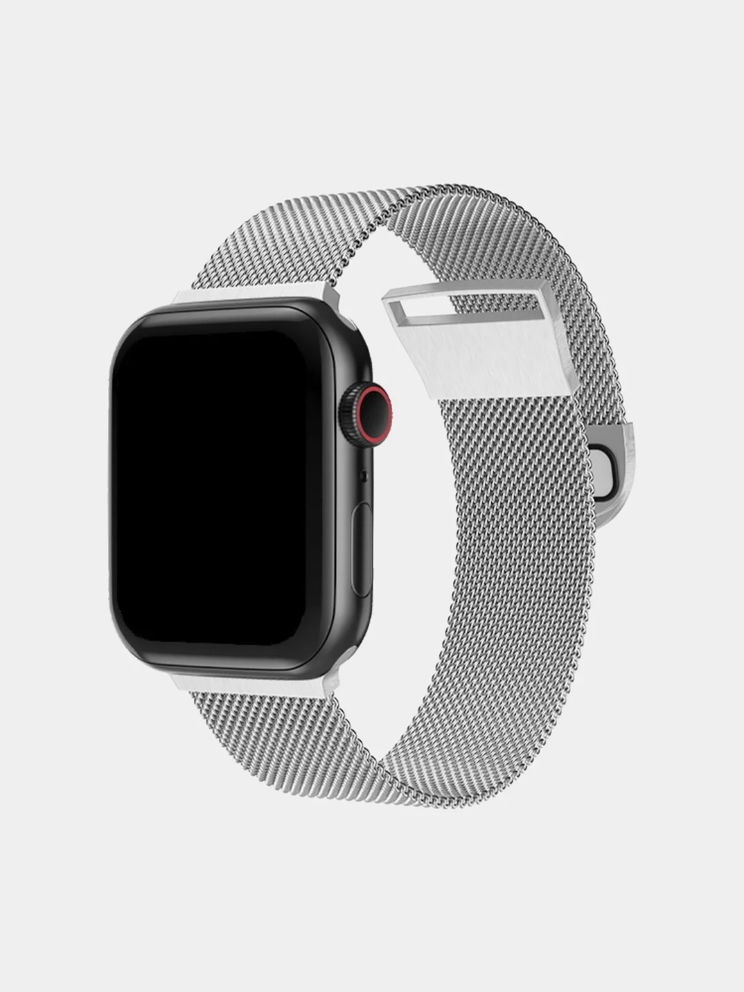 Серебряный ремешок для смарт-часов Apple Watch, металлический, миланская петля, 38-49 мм
