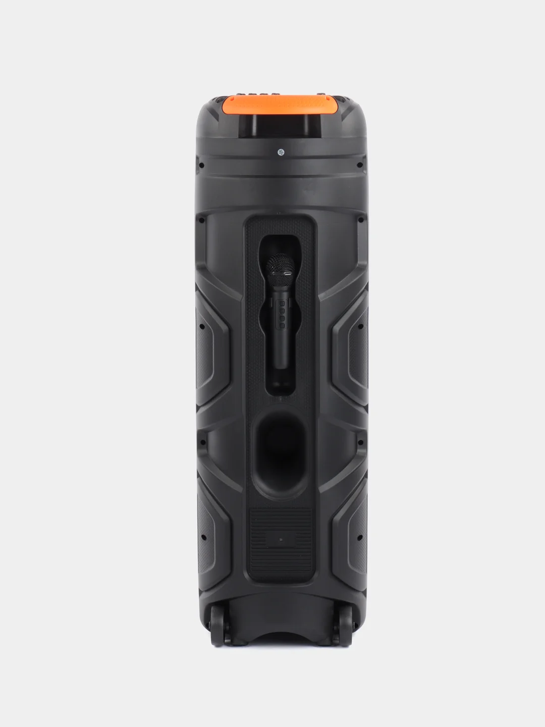 Черный колонка Bluetooth с LED-подсветкой ZQS 60Вт (USB/SD/AUX/FM) + микрофон/пульт