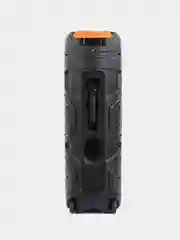 Черный колонка Bluetooth с LED-подсветкой ZQS 60Вт (USB/SD/AUX/FM) + микрофон/пульт