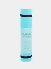 Коврик для фитнеса и йоги ONLYTOP, 183х61х0,6 см, цвет серый/голубой