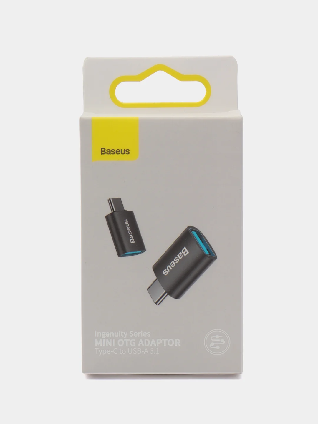Хром адаптер переходник Baseus Mini OTG adaptor USB 3.1 to Type-C