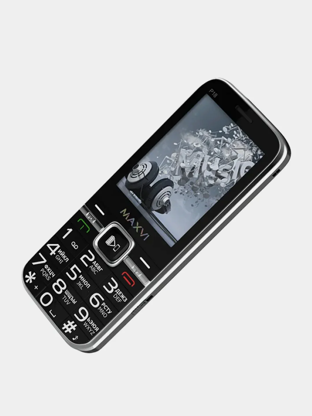Телефон Maxvi P18 Black