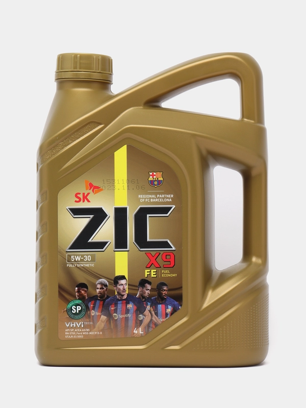 Масло моторное ZIC X9 FE 5W-30, синтетика