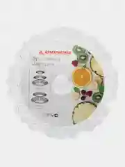 Прозрачный фруктовница двух ярусная "Мелодия"