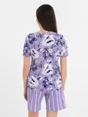 Лавандовый комплект женский c шортами Хлопок 100% Onstyle