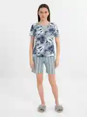 Мятный комплект женский c шортами Хлопок 100% Onstyle