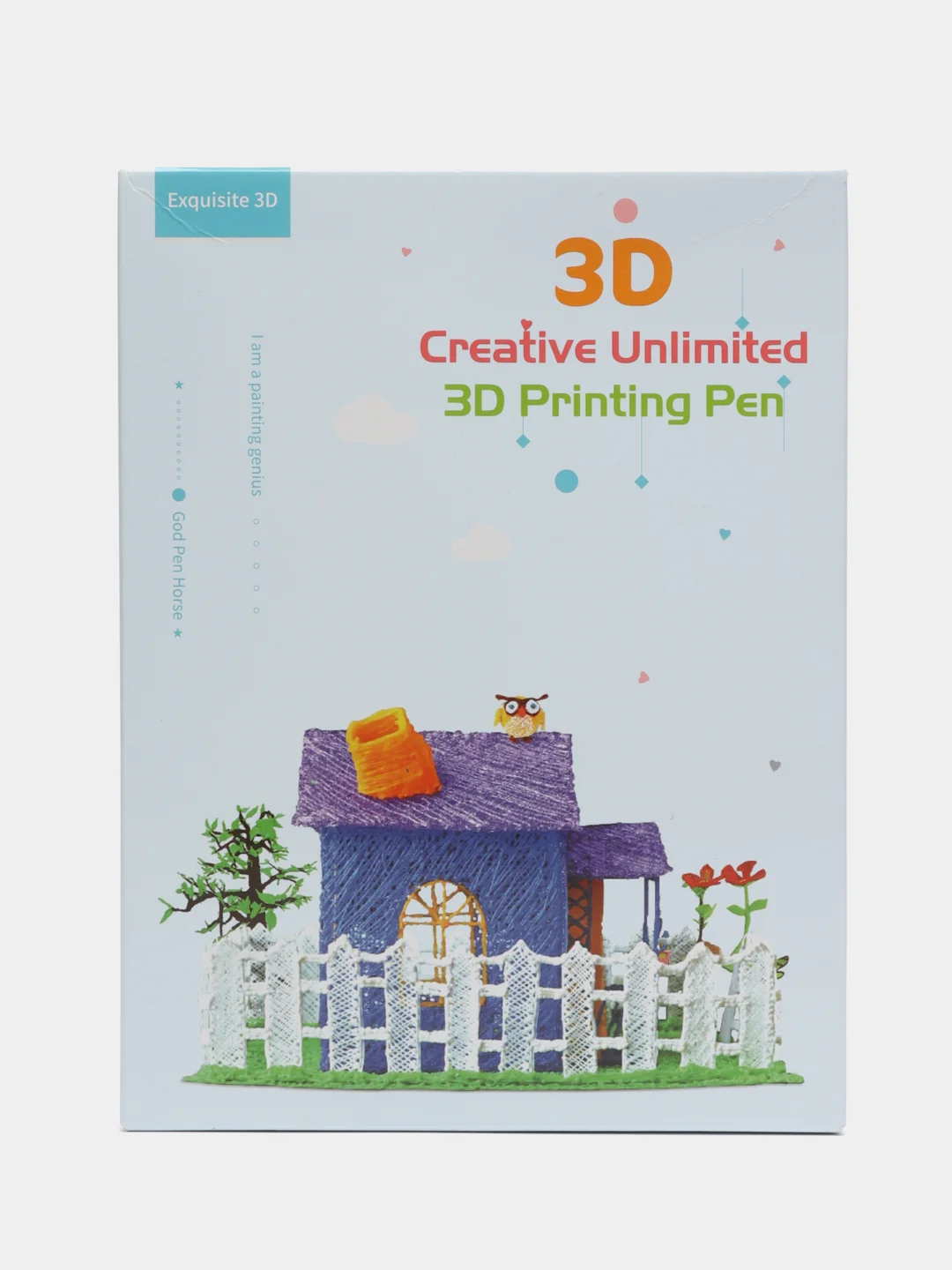 Розовый говорящая 3D-ручка, беспроводная, низкотемпературная