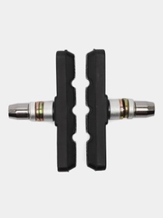Колодки тормоза V-Brake с резьбой 60мм, с креплением 2 шт, комплект на 1 колесо
